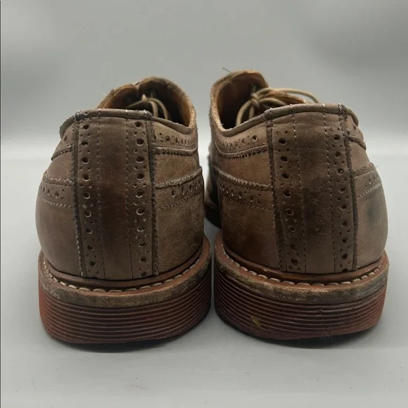 Allen Edmonds Shannon Drive Oxford Shoes Sz 15 D Longwing Tan Men's